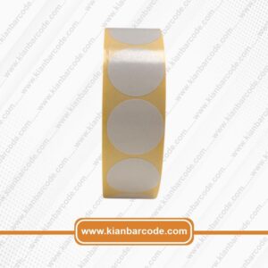 عکس لیبل کاغذی قطر5 تک ردیفه 1000 عددی