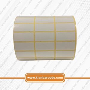 عکس لیبل کاغذی 15/34 سه ردیفه 6000 عددی