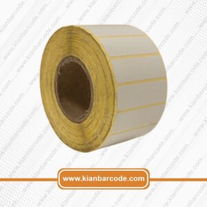 عکس لیبل کاغذی 15/34 سه ردیفه 6000 عددی