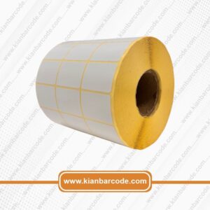 عکس لیبل کاغذی 25/35 سه ردیفه 6000 عددی